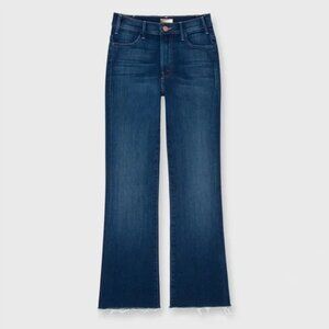 Mother The Hustler Ankle Fray Jeans 24 Home Movies Medium Wash